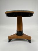 Large Pedestal Wood Table