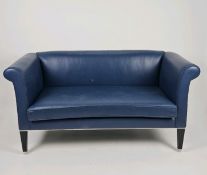 Modern 3 seater leather sofa