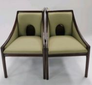 Set of 4 Mid-Century Walnut Dining Chair