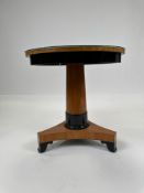 Large Pedestal Wood Table