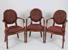 Trio of Regency Style Dining Chairs