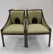 Set of 4 Mid-Century Walnut Dining Chair