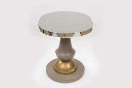 Solid Wood Display Table Glass Top