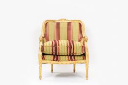French Royal Armchair Louis XVI Style