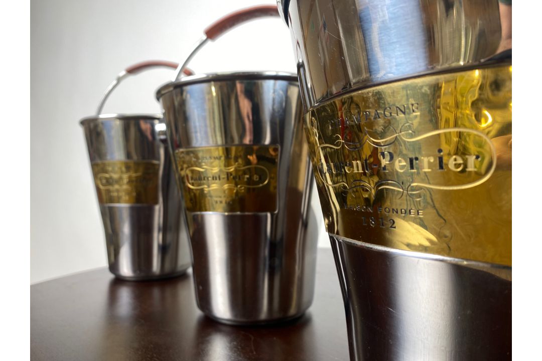 Set of 4 Laurent Perrier Champagne Buckets - Image 4 of 7