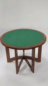 Georgian Style Fold Over Mahogany Card Table