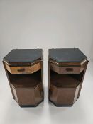 Art Deco Pair of Bedside Tables