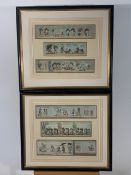 Pair of Charicature Prints