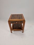 Bespoke Bedside Table by David Linley Made for Claridges