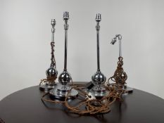 Set of 4 Adjustable Table Lamps