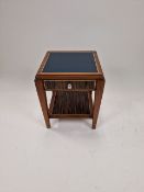 Bespoke Zebrawood Bedside Table by David Linley Made for Claridges