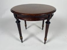 Victorian Circular Mahogany Wooden Table