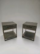 Pair Bedside Tables