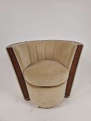 Bespoke Deco Tub Chairs Made for Claridges by David Linley