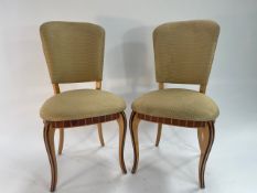 Pair of Espelette Honeycomb Dining Chairs