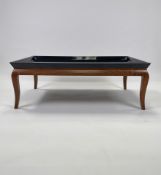 Wooden Coffee Table with Plastic Cap