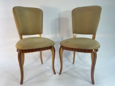 Pair of Espelette Honeycomb Dining Chairs
