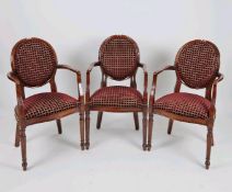 Trio of Regency Style Dining Chairs