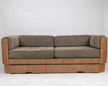 Art Deco Wooden Sofa
