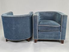 Pair of Retro Tub Armchairs