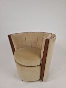 Bespoke Deco Tub Chairs Made for Claridges by David Linley