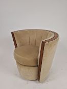 Bespoke Deco Tub Chairs Made for Claridges by David Linley