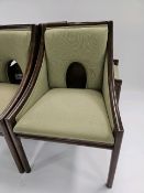 Set of 4 Mid-Century Walnut Dining Chairs