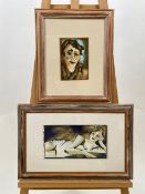 Set of 3 Watercolour Portraits