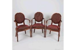 Trio of Regency Style Dining Chairs