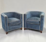 Pair of Retro Tub Armchairs