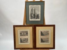 Mixed Set of Landmark Lithographs