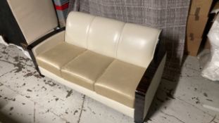 Cygal Art Deco three seater sofa