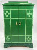 Vintage Green Cabinet