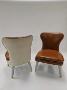 Pair of Modern Century Leather Chairs
