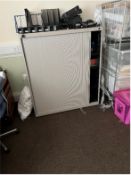 Filing Cabinet With Side-Sliding Door