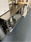 Stainless Steel Preparation Bench
