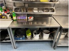 Stainless Steel Preparation Table