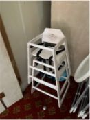 Wooden High Chairs x2