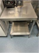 Small Stainless Bench x2