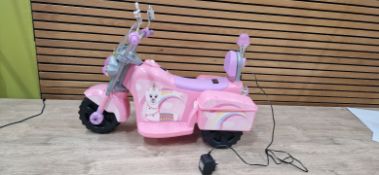 LLAMACORN 6V ELECTRIC RIDE ON BIKE