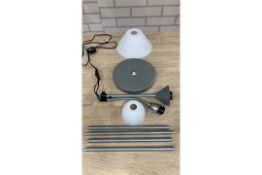 MOTHER AND CHILD LAMP SILVER