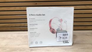 EGL 3 PIECE AUDIO SET ROSEGOLD