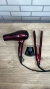 NICKY CLARKE DRYER AND STRAIGHTENER SET