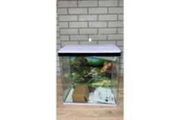 FISH TANK WITH LED LIGHT