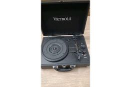 VICTROLA JOURNEY AND RECORD PLAYER