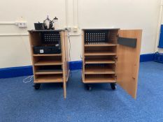 Pair of Metro Plan Mobile Cupboards