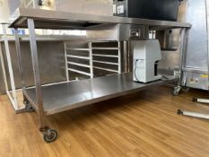 Mobile Stainless Steel Preparation Table