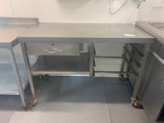 Mobile Prep Station, Drawer & Racking