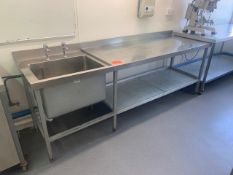 Sink & Prep Unit - Upstand