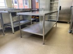 Stainless Steel Preparation Table